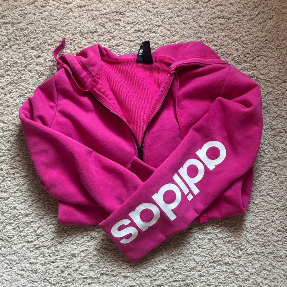 Adidas Pink Zipup Jacket